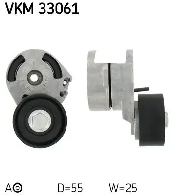 SKF VKM33061 | V Kayış Gergisi Peugeot 407 Partner II C3 Fiesta 1 4hdi 1 6hdi
