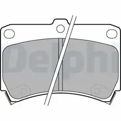 DELPHI LP743 | Fren Balata Ön Rio I Hatchback/Sedan 1.3-1.5 16V; 323 C IV 1.3-1.8 16V 4Wd