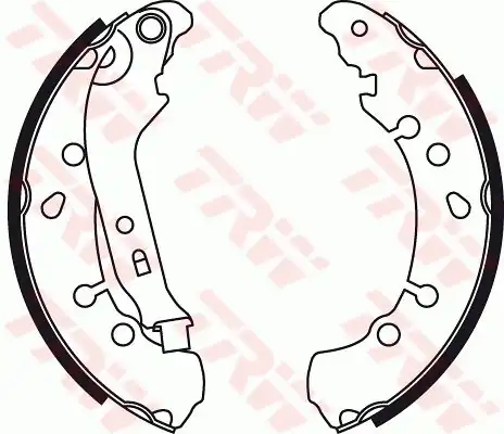 TRW GS8778 | Arka Fren Balatası Pabuç Toyota Yaris 06 11 203x38 Fransa Tipi Vvt-I