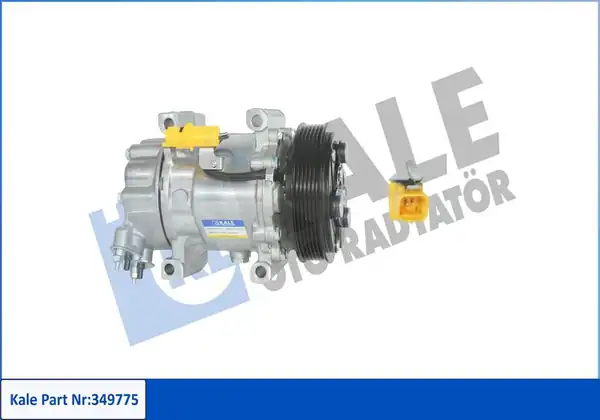 KALE 349775 | Klima Kompresörü Citroen Berlingo C2 C3 İ Xsara Peugeot 206 307 Partner 6pk 119mm