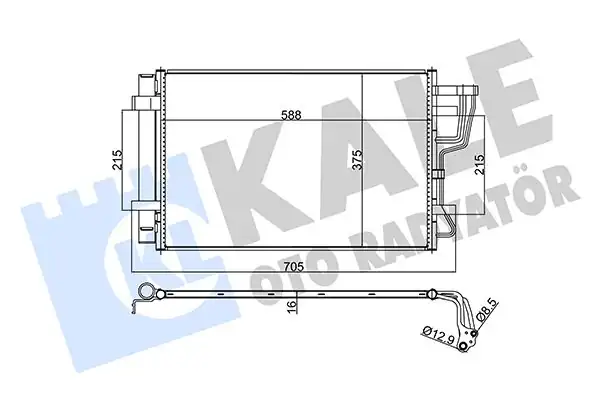 KALE 379200 | Klima Radyatörü Kondenser Hyundai İ30 Kia Ceed Pro Ceed 1 4 1 6 2007 2012