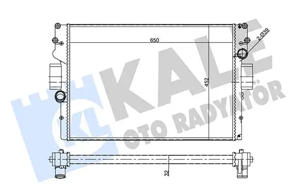 KALE 356410 | Radyatör Iveco Daily III IV 2 3 3 0 F1a F1c 06 11