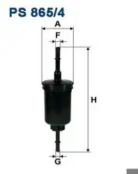 FILTRON PS865-4 | Benzin Filtresi Ford Fiesta V Fusion Mazda 2 1.25 1.4 1.6