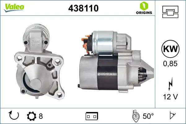 Valeo 438110 Marş Motoru Renault Clio II Megane İ Kangoo 1 4 1 6 16v 12v 0 8 0 85kw