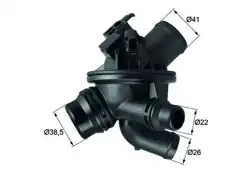 MAHLE TM2197 | Termostat 97°C BMW F01/F02/F03/F04/F10/F11/F18 N52/N53/N54 09-16