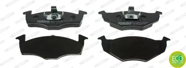FERODO FDB1288 | Fren Balata Ön Golf III 91 Polo III 99 Polo Classic 96 Vento 91 Ibiza Fabia İ 99 Fabia II 07 15mm