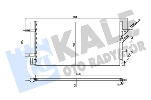 KALE 357770 | Klima Radyatörü Audi A4 A5 A6 A7 Q5 08 18 Porsche Macan