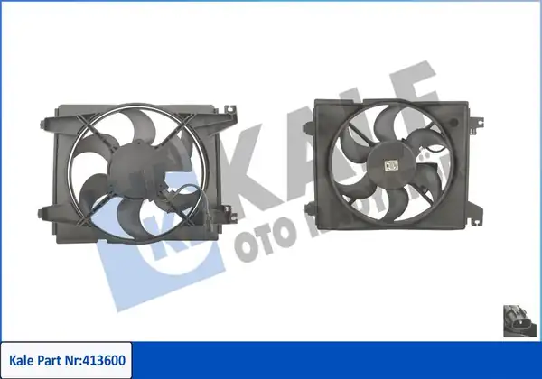 KALE 413600 | Fan Motoru Davlumbaz Hyundai Elantra 1 6 2 0 01 07