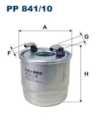 FILTRON PP841-10 | Mazot Filtresi Mercedes W169 W204 W212 W221 Om640 642 651 04