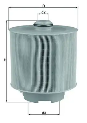 MAHLE LX1006-2D | Hava Filtresi Audi A6 C6 4f2 Avant 4f5 2 0 TDI 2 0 TFSI 04 11