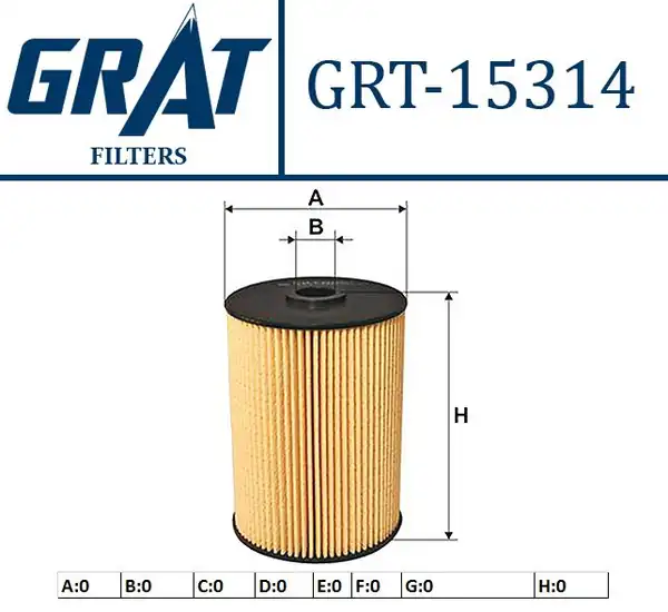 GRAT 15314 | Yakıt Filtresi 1k0127400k 1k0127400l VW Caddy 04 08 Golf 04 14 Audi A3 04 07 Seat Leon 06 10 Skoda Octavia 04 08 1913699