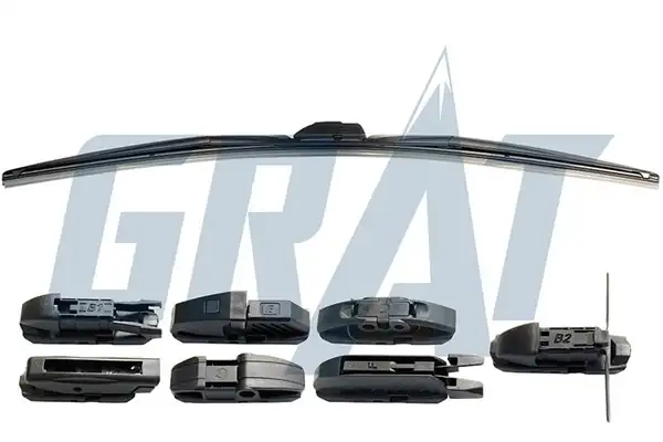 GRAT HM700 | Silecek Rüzgarlıklı 8 Aparatlı 700mm 28 Hıbrıt