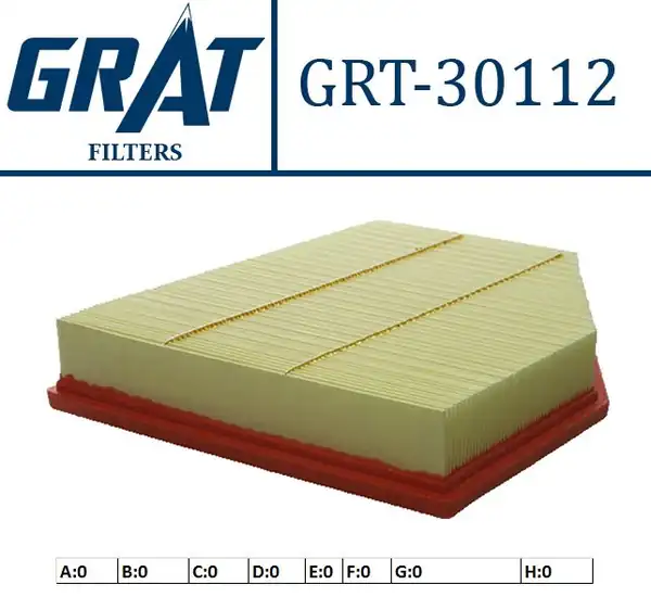 GRAT 30112 | Hava Filtresi Bmw M54 E60 E61 E63 E64