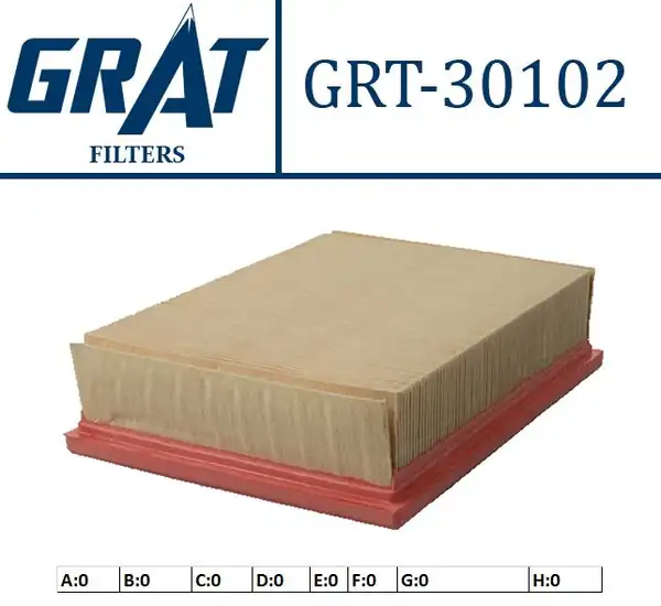 GRAT 30102 | Hava Filtresi Bmw M43 50 52 54 E36 39 46 85