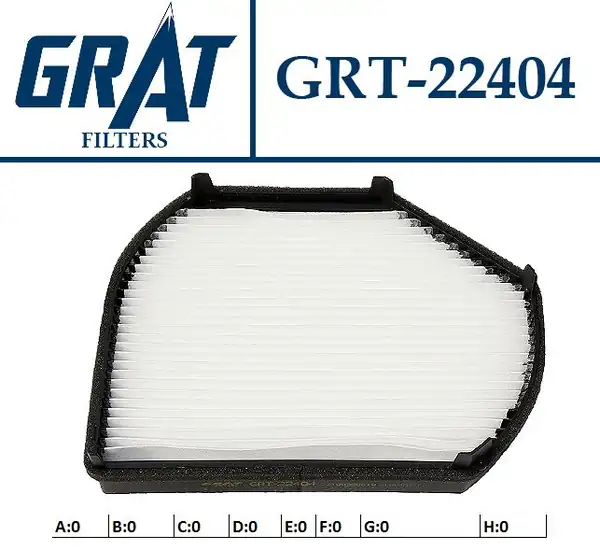GRAT 22404 | Kabin Filtresi Mercedes C Seri W202 E Seri W210