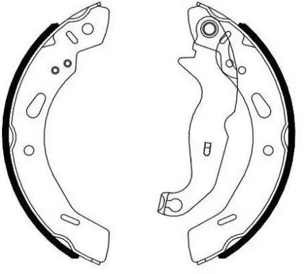 MGA 54263 | Arka Pabuç Balata Ford Fiesta VI 1 4 TDCI 08 14 Fiesta VII 1 5 TDCI 12 Ka 1 2 08 Mazda 2 07 15