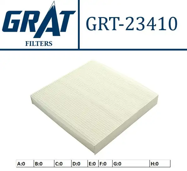 GRAT 23410 | Kabin Filtresi Honda Accord 03 Civic 12