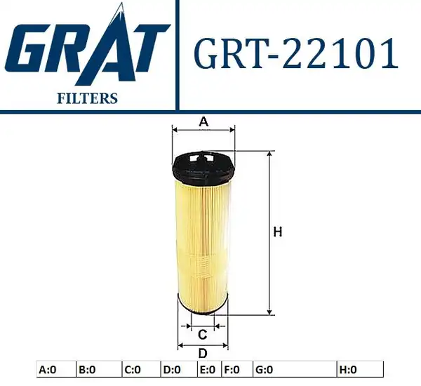 GRAT 22101 | Hava Filtresi Mercedes Om646 CDI 203 209 C200 220cdi