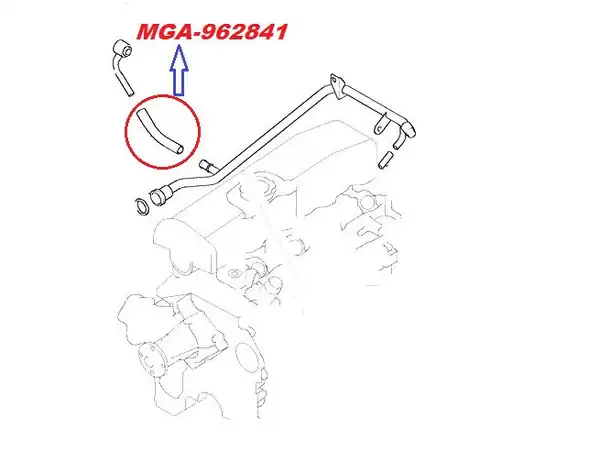 MGA 962841 | Hortum Kalorifer 10mm X16cm Hyundai Starex 97 08 Starex Libero 03 08 5 Adet