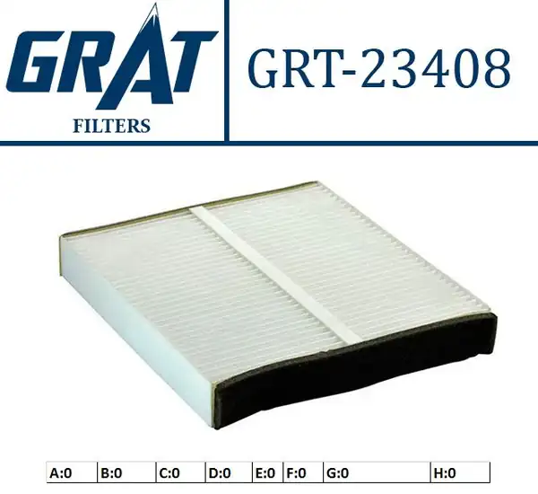 GRAT 23408 | Kabin Filtresi Nissan X Traıl 2 0 2 2 01