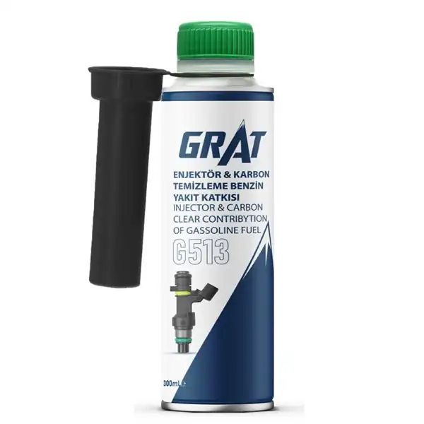 GRAT 20513 | Enjektör Temizleyici Benzin Yakıt Katkısı 300 ML 12 Adet