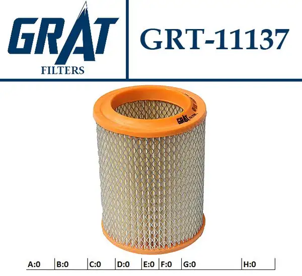 GRAT 11137 | Hava Filtresi İç Dış Telli Renault R12