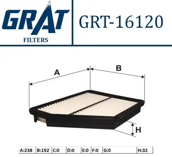 GRAT 16120 | Hava Filtresi Hyundai Matrix 06 10