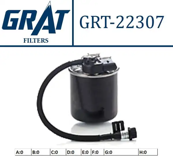 GRAT 22307 | Yakıt Filtresi Mercedes Om651 W204 212 639 906 Sprinter