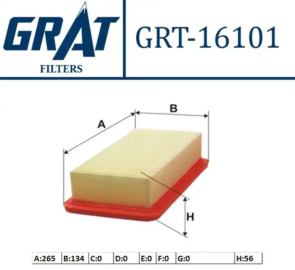 GRAT 16101 | Hava Filtresi Hyundai Accent Era 07 11 Benzinli