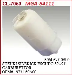 MGA 84111 | Yedek Su Deposu Suzuki Vitara 90 98 Karburatorlu
