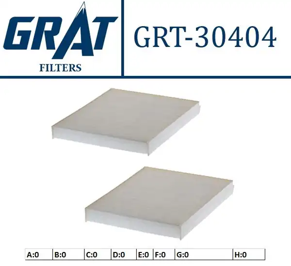 GRAT 30404 | Klima Filtresi Bmw F01 F02 F04 F07 F10