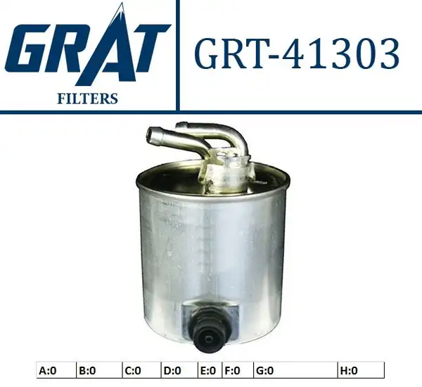 GRAT 41303 | Mazot Filtresi Nissan Navara 05 12 2 5 dCi