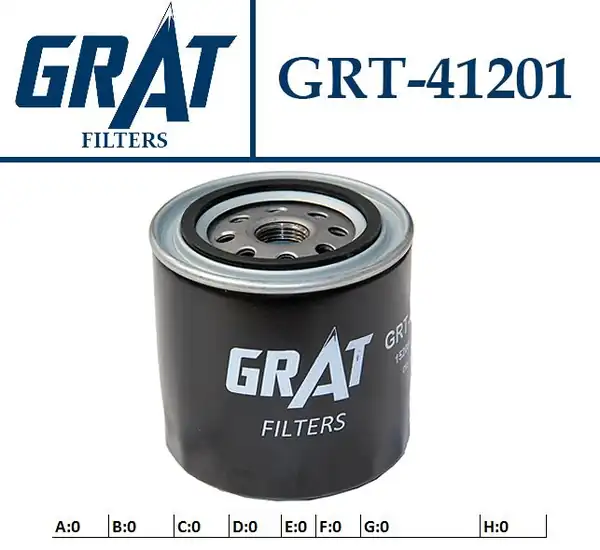 GRAT 41201 | Yağ Filtresi Nissan Navara 2 5 dCi Skystar Pathfinder X Traıl 2 2d Cherokee 4 0 4 7 01 15