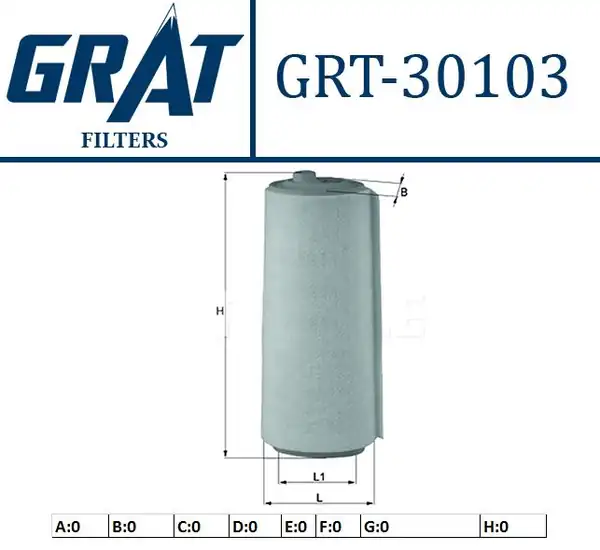 GRAT 30103 | Hava Filtresi Bmw M 47 Freelander İ 2 0 Td4 01