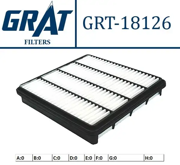 GRAT 18126 | Hava Filtresi Toyota Landcriser 08 4 5 D4d V8