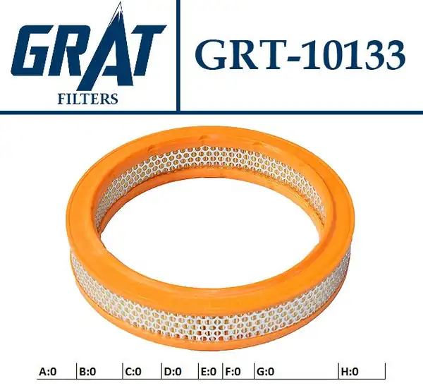 GRAT 10133 | Hava Filtresi İç Dış Telli Fiat Dogan SLX