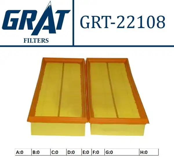 GRAT 22108 | Hava Filtresi Mercedes M112 113 272 273 W164 W203 W204 W211