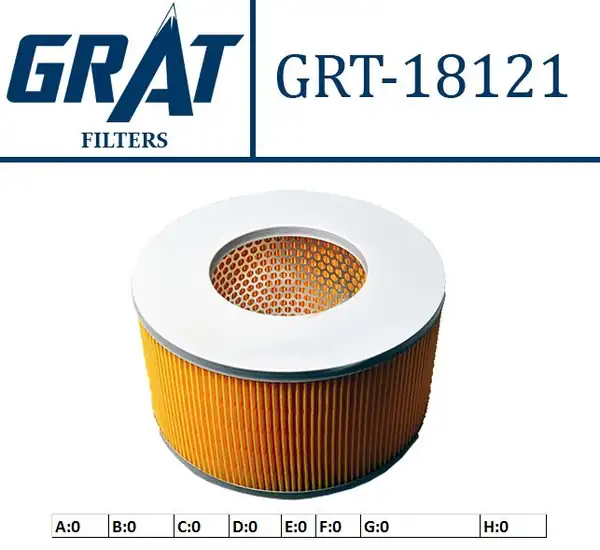 GRAT 18121 | Hava Filtresi Toyota Hilux 98 00 2wd Ln145