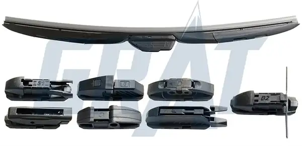 GRAT HM650 | Silecek Rüzgarlıklı 8 Aparatlı 650mm 26 Hıbrıt