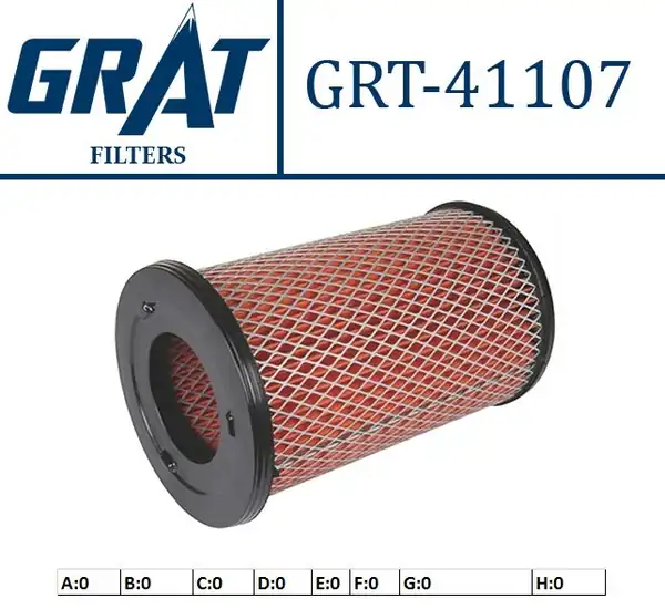 GRAT 41107 | Hava Filtresi Nissan D23 Skystar 03
