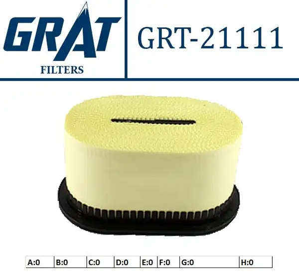 GRAT 21111 | Hava Filtresi Mitsubishi Fuso Canter Fuso Canter Euro5 11