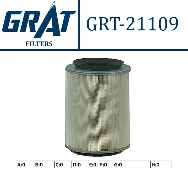GRAT 21109 | Hava Filtresi Mitsubishi Canter 515 519 635 639 659 839