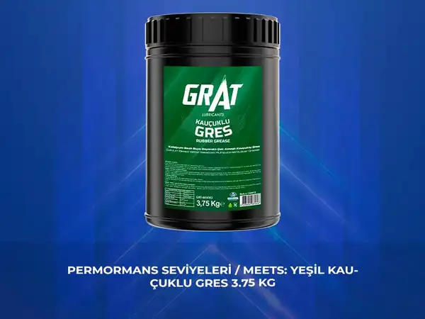 GRAT 603002 | Yeşil Kaucuklu Gres 3 75 Kg