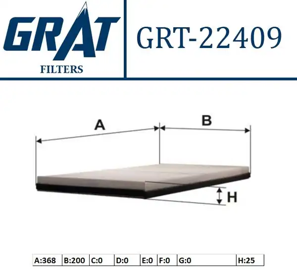 GRAT 22409 | Kabin Filtresi Mercedes Vito 99 03