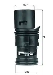 MAHLE TO780 | Termostat 80°C BMW E46/E83/E53 M43-M52-M54-N40-N42-N46 98-08