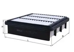 MAHLE LX2752 | Hava Filtresi 07-Hı. i30-Ka.Ceed 1.4-1.6-2.0 İ-CRDI