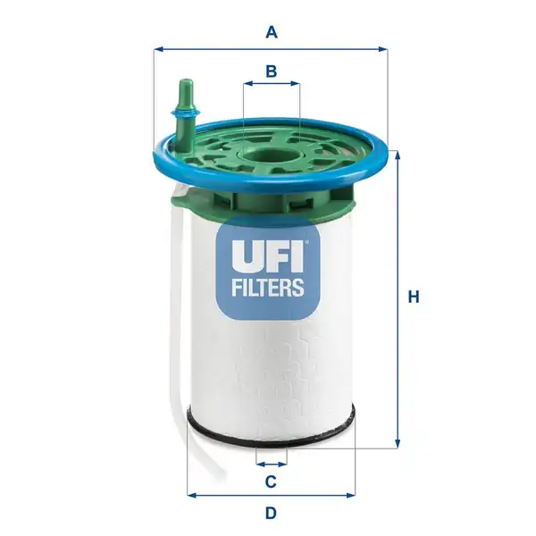 UFI 26-053-00 | Mazot Filtresi Peugeot Boxer Citroen Jumper III IV 2 0 Hdi Bluehdi 2015