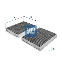 UFI 54.231.00 | Polen Filtresi BMW 5/7 Seri F07-F10-F11-F01-F02-F03-F04