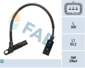 FAE 79381 | Eksantrik Devir Sensörü 11-Fiesta-Focus-Mondeo-Bmax-Smax-Cmax 1.4 TDCI-1.5Tdci-1.6Tdci