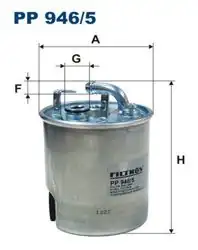 FILTRON PP946-5 | Mazot Filtresi Jeep Grand Cherokee II WJ WG 2.7 Crd 4X4